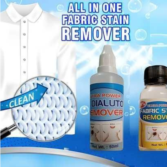 All in One Fabric Stain Remover 100ml (Pack of 2 Bottle 50ml Each)